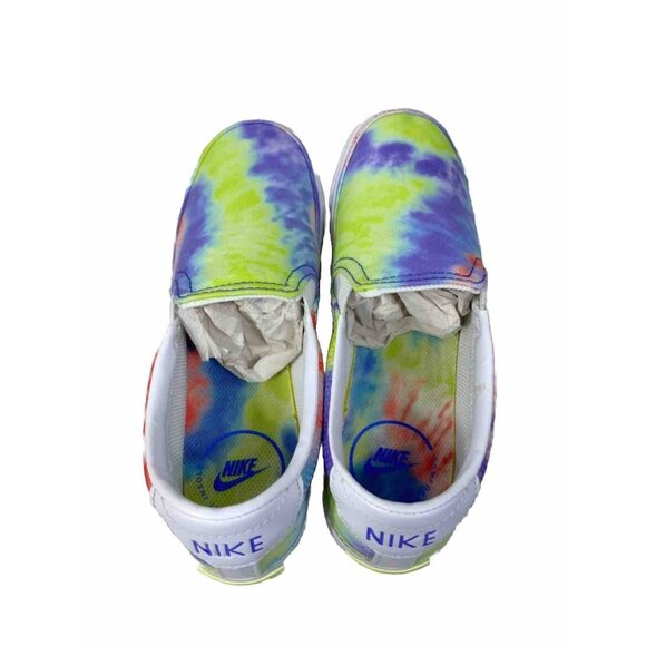 Nike Court Womans Legacy Slip On Sneakers 7.5 Tie Dye Multicolor - Picture 8 of 15